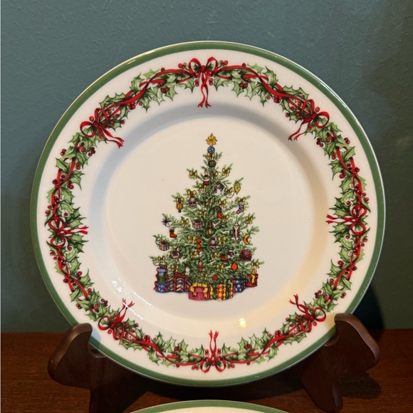 Set of 3 Christopher Radko Holiday Celebrations - Christmas Trees & Santa Boot - Picture 3 of 5